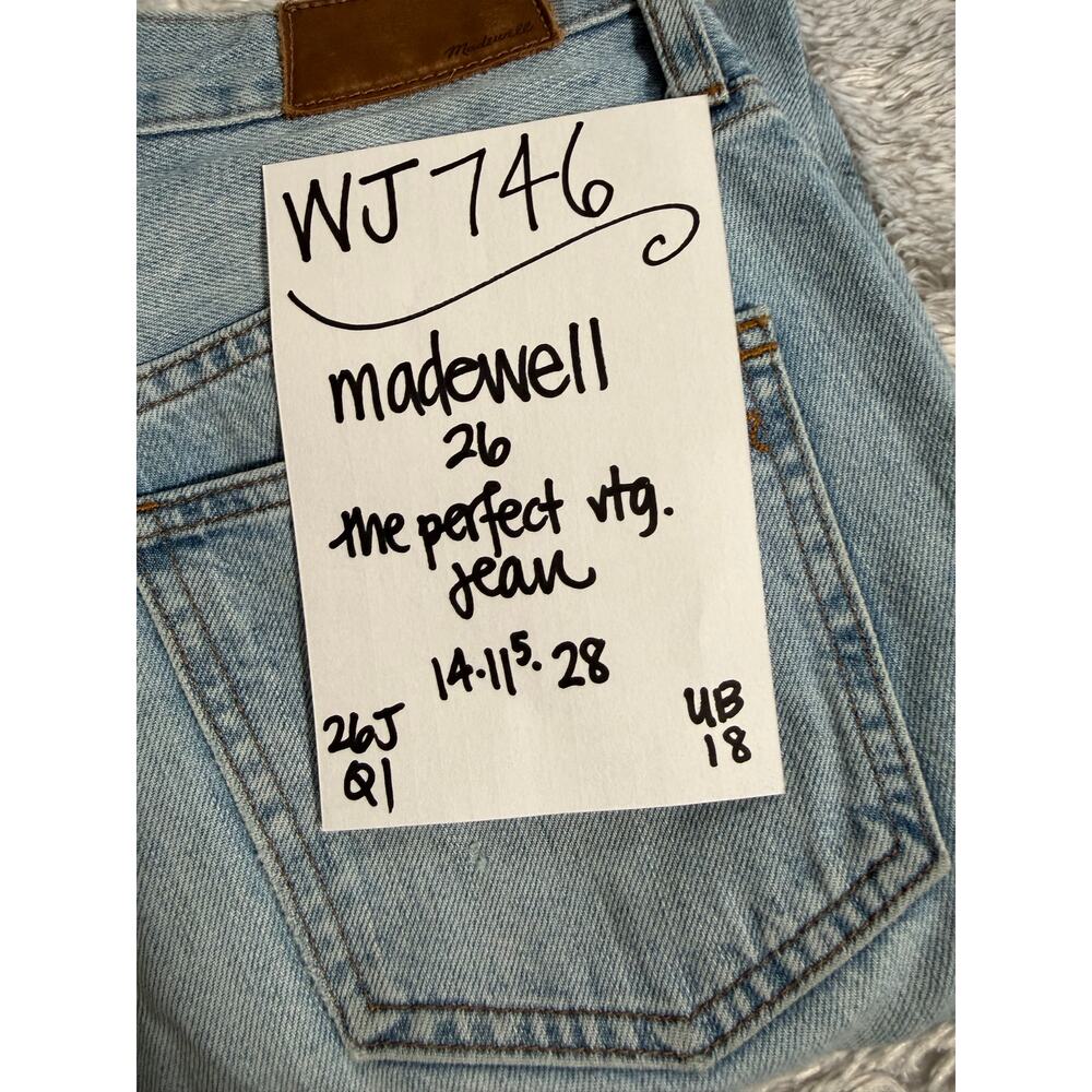 Madewell Jeans Women's 26 The Perfect Vintage Jean - Picture 3 of 8